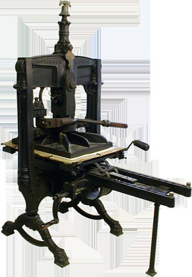 Hopkinson and Cope Albion Press used at Kelmscott Press.