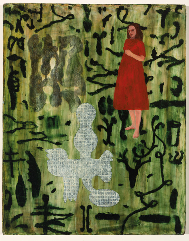 Barbara Tuck Iris Gate (detail) 1999. Oil and encaustic on canvas, six panels. Courtesy the artist and Anna Miles Gallery