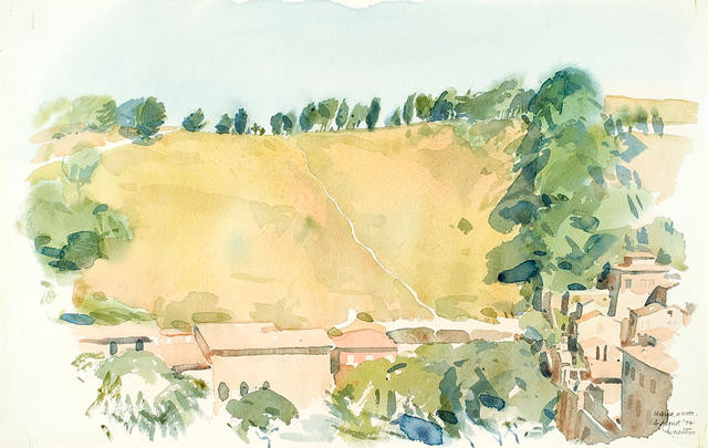 Urbino, a note, 4 August 1974