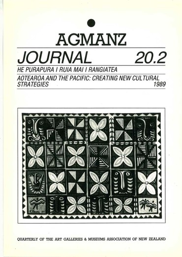 AGMANZ Journal Volume 20 Number 2 1989