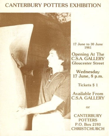 Canterbury Potters Association exhibition 1981