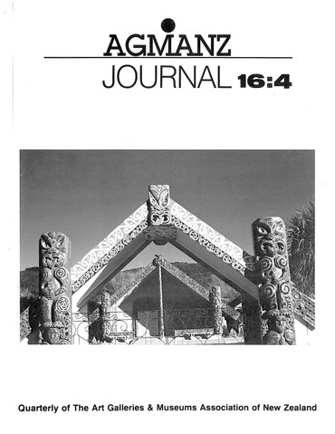 AGMANZ Journal Volume 16 Number 4 December 1985