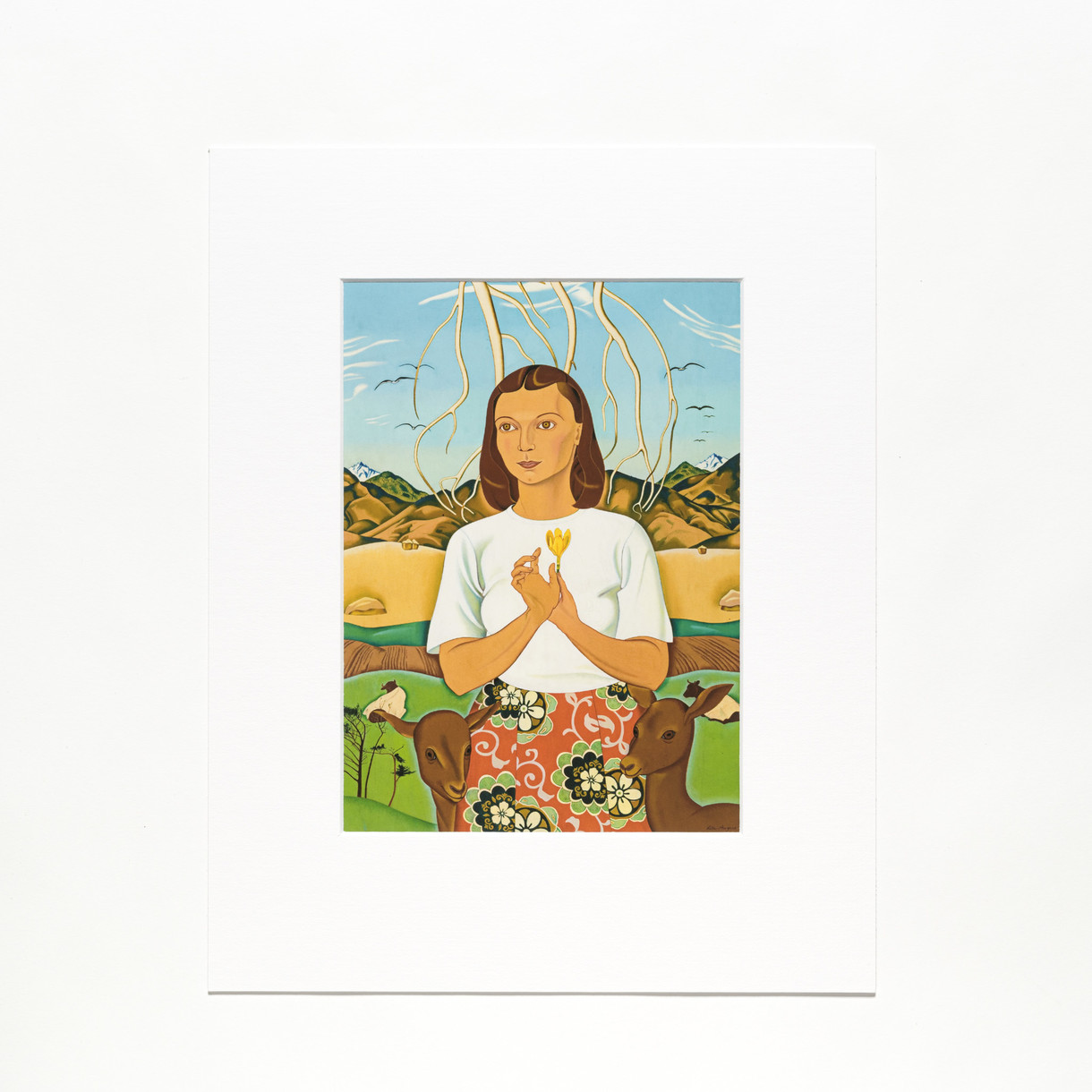 Rita Angus A Goddess of Mercy Reproduction Print