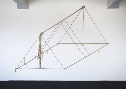 Pip Culbert Pup Tent 1999. Canvas, rope, webbing, metal rings. Courtesy of the artist