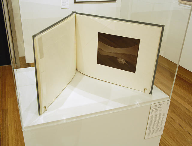 The album as installed for the exhibition Picturing the Peninsula