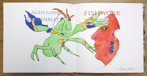 Alan Loney and Max Gimblett Fishwork (2009) Holloway Press, Auckland. Presented by Max Gimblett and Barbara Kirshenblatt-Gimblett, 2010.