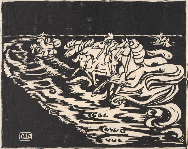 Untitled [White horses]