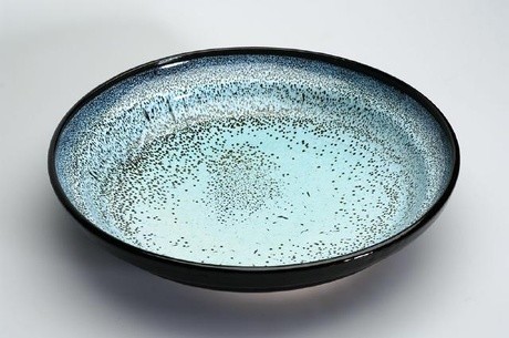 Len Castle Untitled (Blue Bowl) c.1990. Stoneware. Collection of Christchurch Art Gallery, presented by Eric Biddington 2009