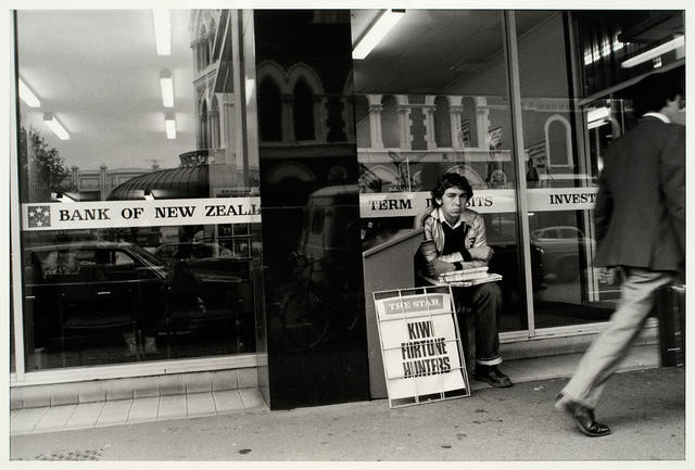 Newspaper Seller, Hereford Street