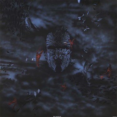 Shane Cotton The Hanging Sky 2007. Acrylic on linen. Collection of Peggy Scott and David Teplitzkythat