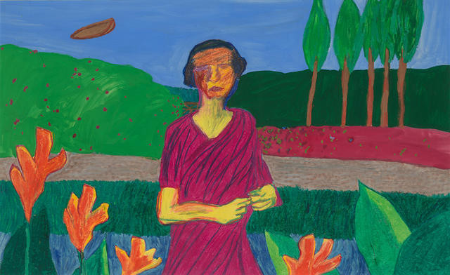 Woman in Garden