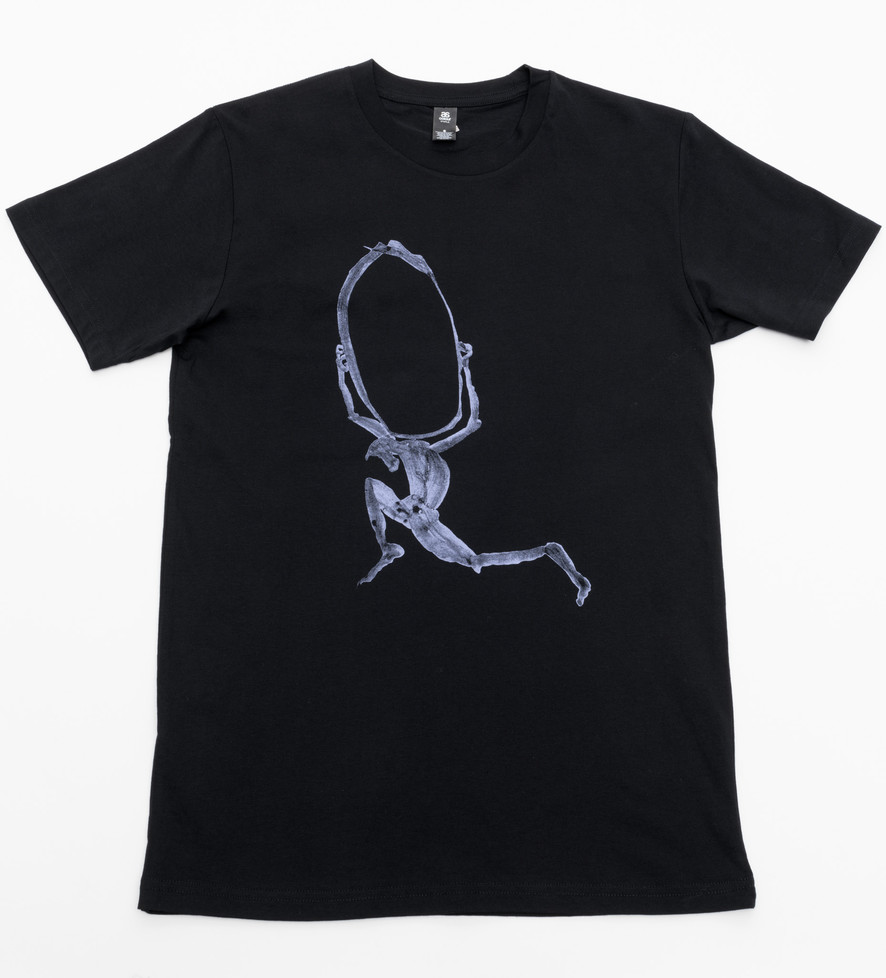 Lunging Sisyphus (Bowl) detail 2021 –  Men's T-shirt
