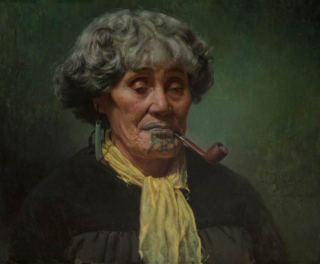 Ina te Papatahi, a Ngāpuhi Chieftainess (Te Ngahengahe, Ngāpuhi)