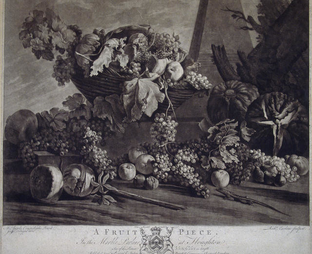 A Fruit Piece (In The Marble Parlour At Houghton)