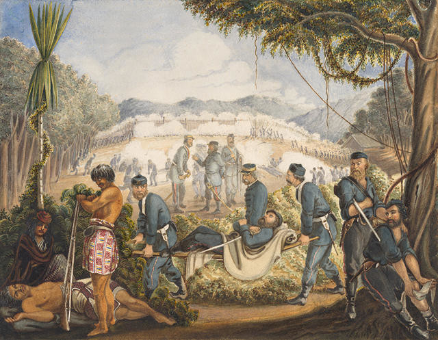 Storming of Otapawa Pa [also known as An Incident in the NZ Wars]