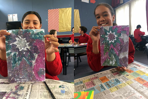 Nesian and Shakaia, Year 6, Glitterdale Bishopdale Primary School, December 2018
