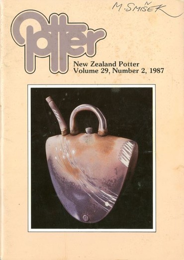 New Zealand Potter volume 29 number 2, 1987