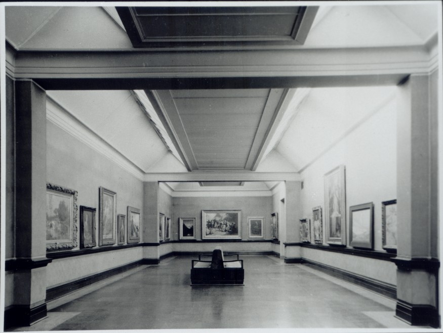Interior view of the Robert McDougall Art Gallery.