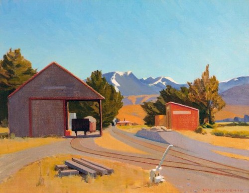 Rata Lovell-Smith Hawkins 1933. Oil on canvas board. Collection of Christchurch Art Gallery Te Puna o Waiwhetū, purchased 1981