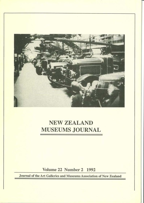 NZMJ Volume 22 Number 2 Summer 1992