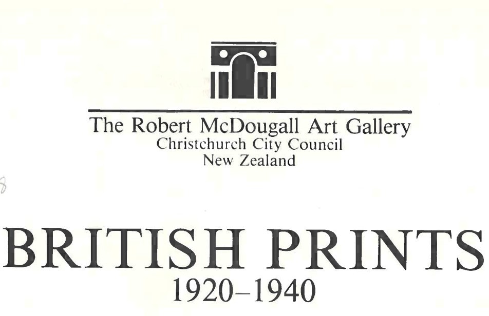 British Prints 1900-1940