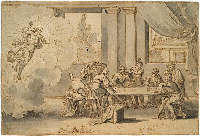 Christ Appearing To Startled Cardplayers