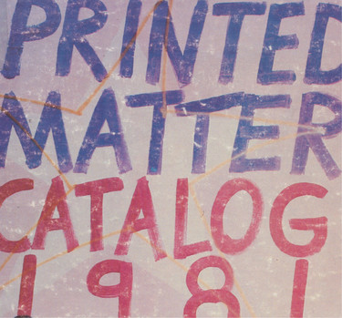 Detail of Printed Matter Inc.: Books by Artists, New York: Printed Matter, 1981