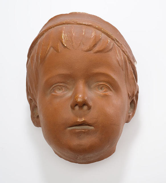 Plaster Preparatory Mask For Sculpture ‘Portrait of Alan C Brassington’