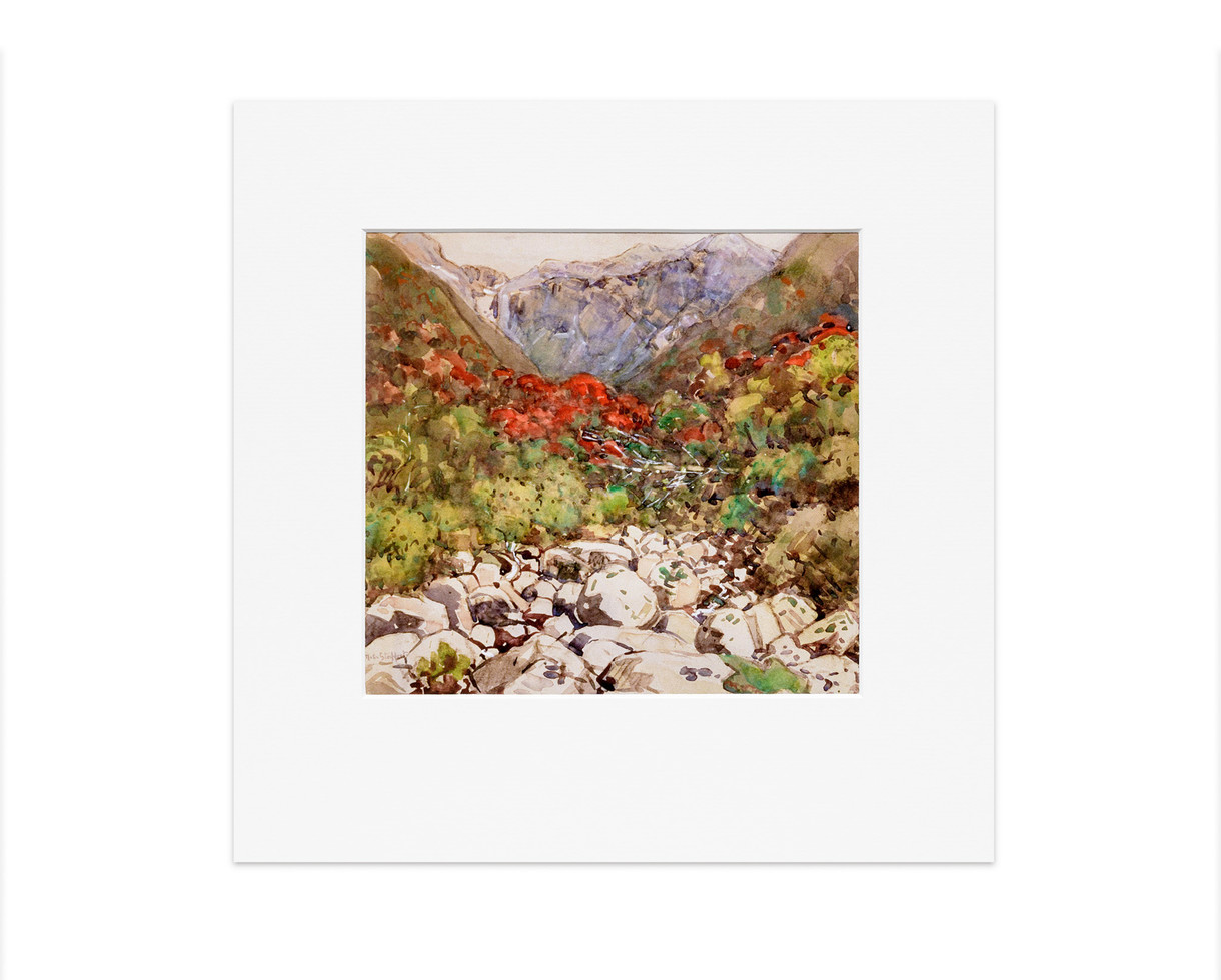 Margaret Stoddart An Otira Stream (Mountain Rata) Reproduction Print