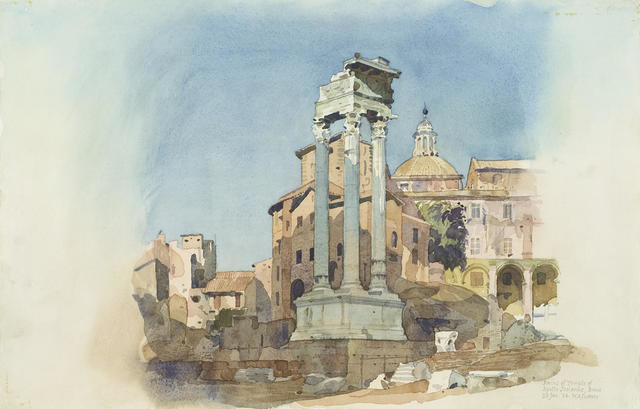 Ruins Of Temple Of Apollo Sosianus, Rome, 20 Jan 1974