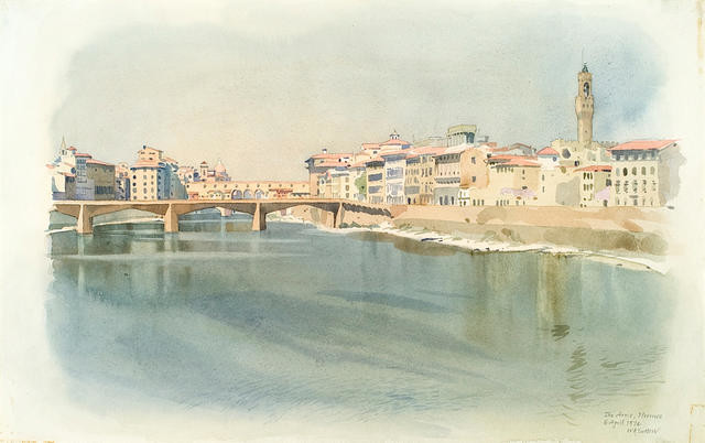 The Arno, Florence, 6 April 1974
