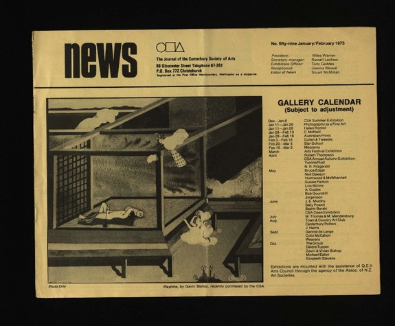 Canterbury Society of Arts News, number 59, January/February 1975