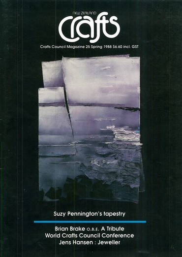 New Zealand Crafts issue 25, Spring 1988
