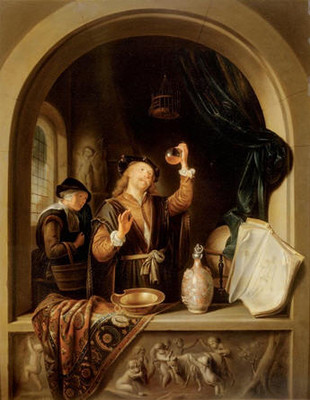 Gerrit Dou Physician. Pushkin Museum, Moscow PM 544