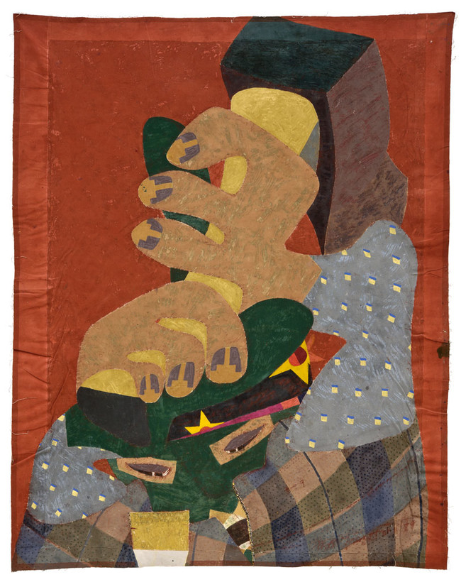 Philip Trusttum Heavy going 1989–2000. Acrylic on canvas. Collection of Christchurch Art Gallery Te Puna o Waiwhetū, presented by the artist 2009