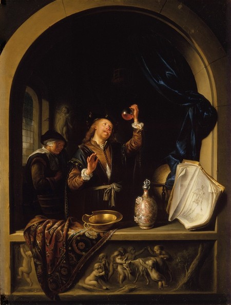Gerrit Dou The Physician 1653. Oil on copper. Collection of Christchurch Art Gallery Te Puna o Waiwhetū, Heathcote Helmore Bequest 1965