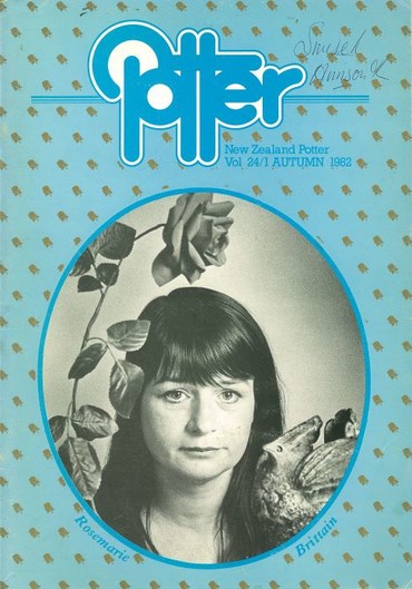 New Zealand Potter volume 24 number 1, autumn 1982