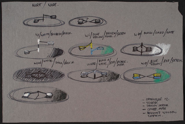 Seascape - documentation: preparatory drawing