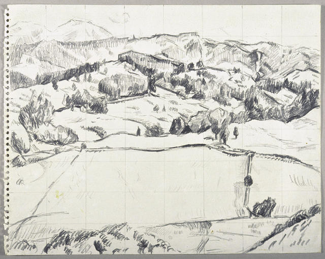 Study for Neudorf Landscape