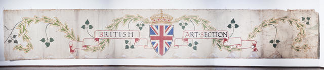 Untitled (1906 Exhibition Banner)