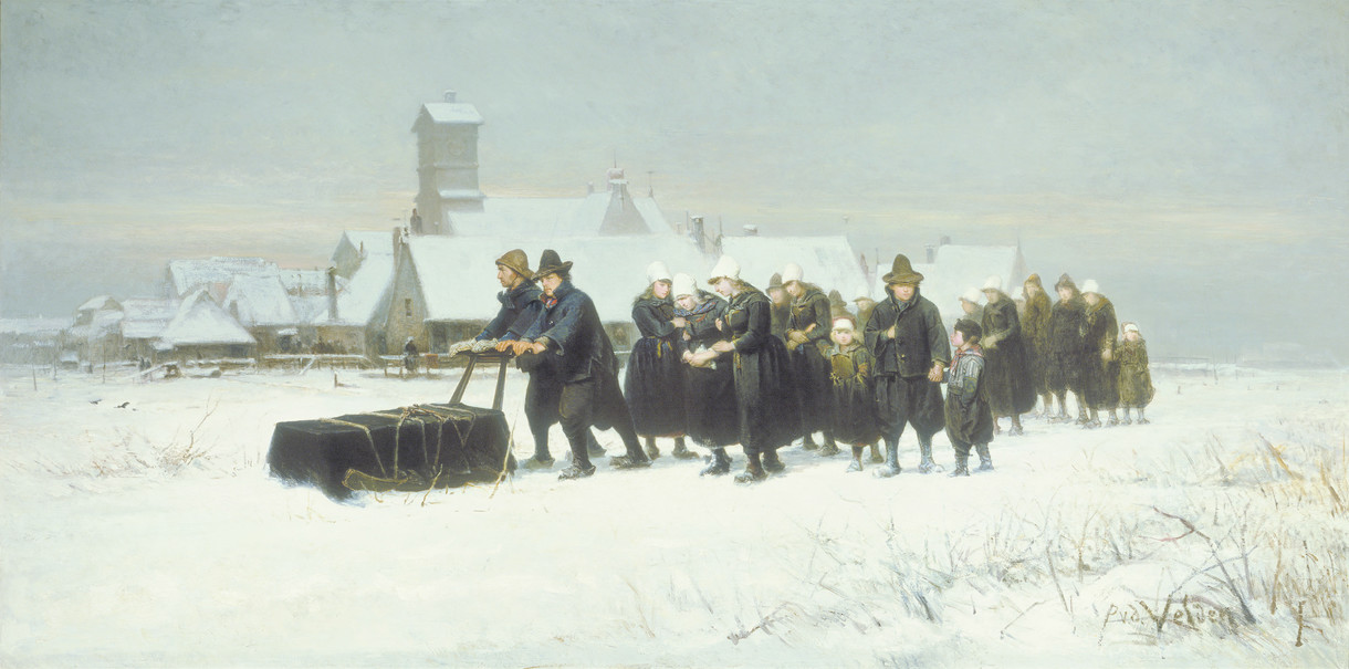 Petrus van der Velden's The Dutch Funeral 1875