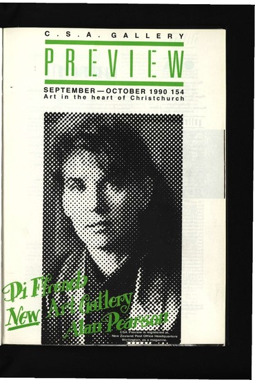 Canterbury Society of Arts Preview, number 154, September/October 1990