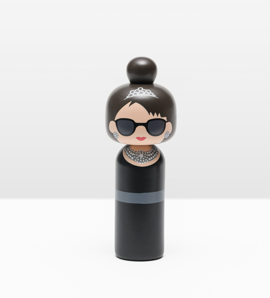 Audrey Hepburn Kokeshi