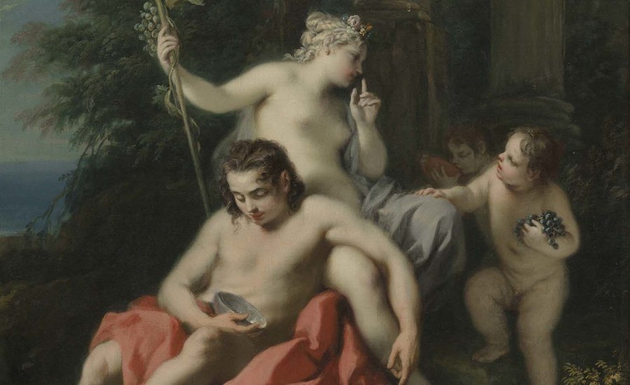 Jacopo Amigoni Bacchus and Ariadne (detail) 1730–9. Oil on canvas. Collection of Christchurch Art Gallery Te Puna o Waiwhetū, presented to the Canterbury Society of Arts by the Neave family in memory of their brother Kenelm, 1931; given to the Robert McDougall Art Gallery 1932
