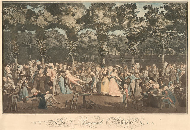 La promenade publique by Philibert-Louis Debucourt 