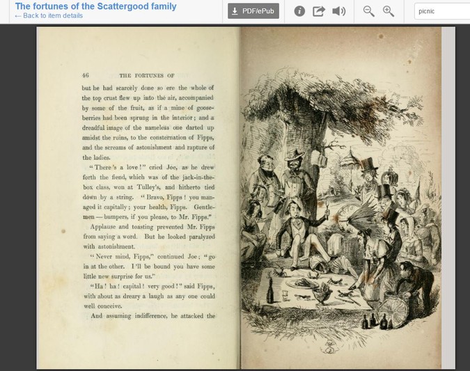 The illustration opposite page 46 of volume two of 'The Fortunes of the Scattergood Family' by Albert Smith (1816-1860) published by Richard Bentley in 1845.