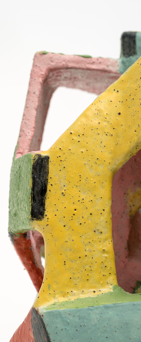 Cheryl Lucas Subterfuge 3 (detail) 2022. Ceramic.Courtesy of The National and McLeavey Gallery
