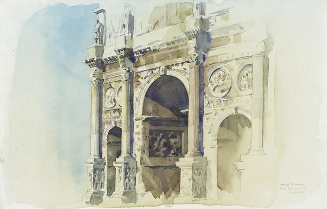 Arch of Constantine, Rome 18 January 1974
