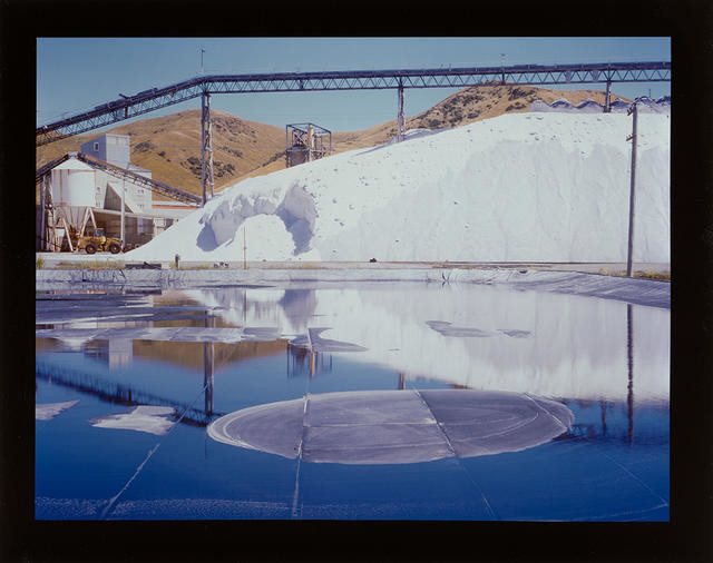 Salt Stack Across Covered Washpond