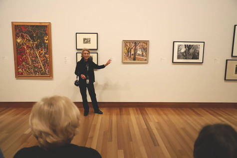 Christchurch Art Gallery and guide Sarah Henderson